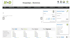 Desktop Screenshot of hospedajeydominios.com